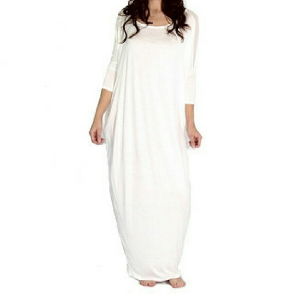 Caftan Dolman Sleeve Maxi Dress‎